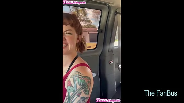 Cute Freaky Tatted Redhead Babe Wanted Me To Fuck Her In The FanBus - Sidney Summers Johnny Love