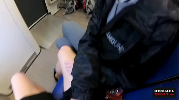 Real Public Blowjob in the Train | POV Oral CreamPie by MihaNika69 and MichaelFrost