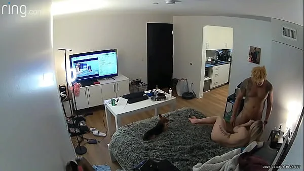 Hidden Camera catches cheating BLM Neighbor Fucking My Teen Wife in My own Bed