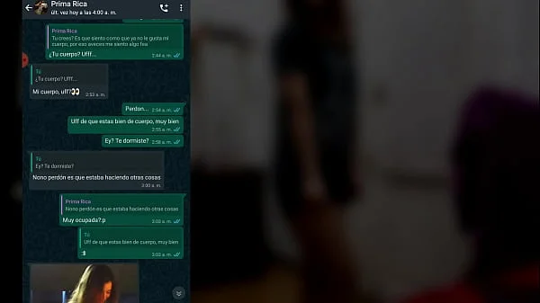 Chat De Whatsapp Con Mi Prima Se pone Caliente Por La Noche