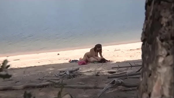 Bold naked teen picks up dudes by the lake