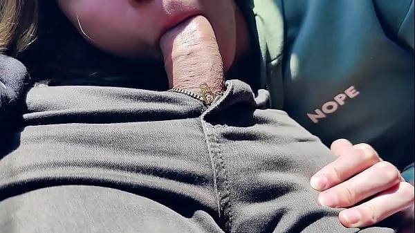 Stranger teen catching me and suck dick in bus